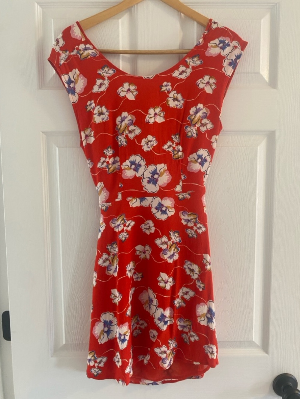 Forever 21 Red Floral Mini Dress